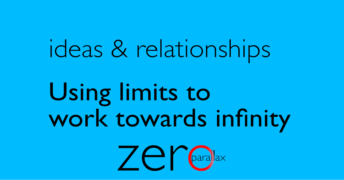 Ideas and relationships: using limits to work towards infinity. Neil Keleher.